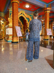 Smarttan läbipäevituv tuunika Siniliblikad