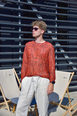 Smarttan läbipäevituv meeste pluus Küberlaava