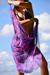 Smarttan läbipäevituv sarong Roosa Troopika - ERKSAMAD VÄRVID!