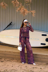 Smarttan läbipäevituvad pikad püksid Terrakota Mandala - ERKSAMAD VÄRVID!