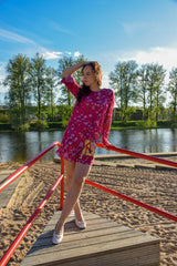 Smarttan läbipäevituv kleit Roosa Lillepea