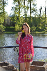 Smarttan läbipäevituv kleit Roosa Lillepea