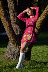 Smarttan läbipäevituv kleit Roosa Lillepea