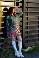 Smarttan läbipäevituv kleit Roheline Lillepea