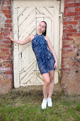 Smarttan läbipäevituv sarong Siniliblikad - ERKSAMAD VÄRVID!