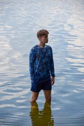 Smarttan läbipäevituv meeste pluus Sinimallikad