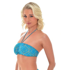 Emerald läpiruskettava bikiniyläosa olkaimilla tai ilman