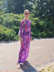 Smarttan läbipäevituv pluus Roosa Troopika - ERKSAMAD VÄRVID!