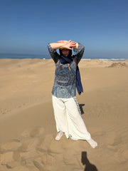 Smarttan läbipäevituv tuunika Siniliblikad