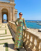 Smarttan läbipäevituv pikk kleit Tiivuline Troopika