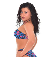 Oasis läpiruskettava bikiniyläosa olkaimilla tai ilman