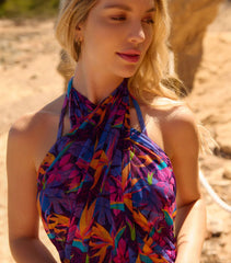 Paradise Purple läpiruskettava saronki