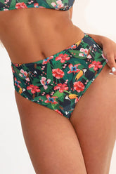 Toucan kõrge vööosaga läbipäevituvad bikiini püksid