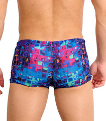 Mosaic läbipäevituvad lühemad hipster ujumispüksid - Smarttan