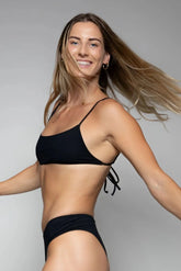 Must läbipäevituv bikiini rinnahoidja - Smarttan
