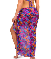Paradise Purple läbipäevituv sarong - Smarttan