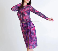 Smarttan läbipäevituv pikkade käistega pluus Roosa Troopika - Smarttan