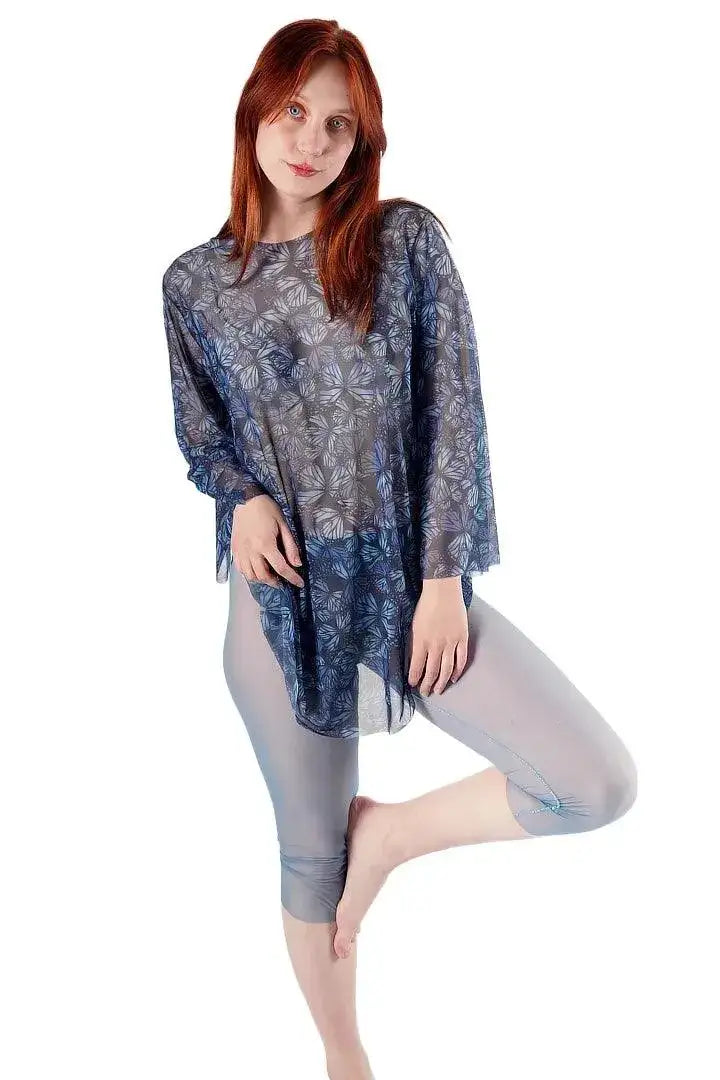 Smarttan läbipäevituv pikkade käistega tuunika Siniliblikad - Smarttan