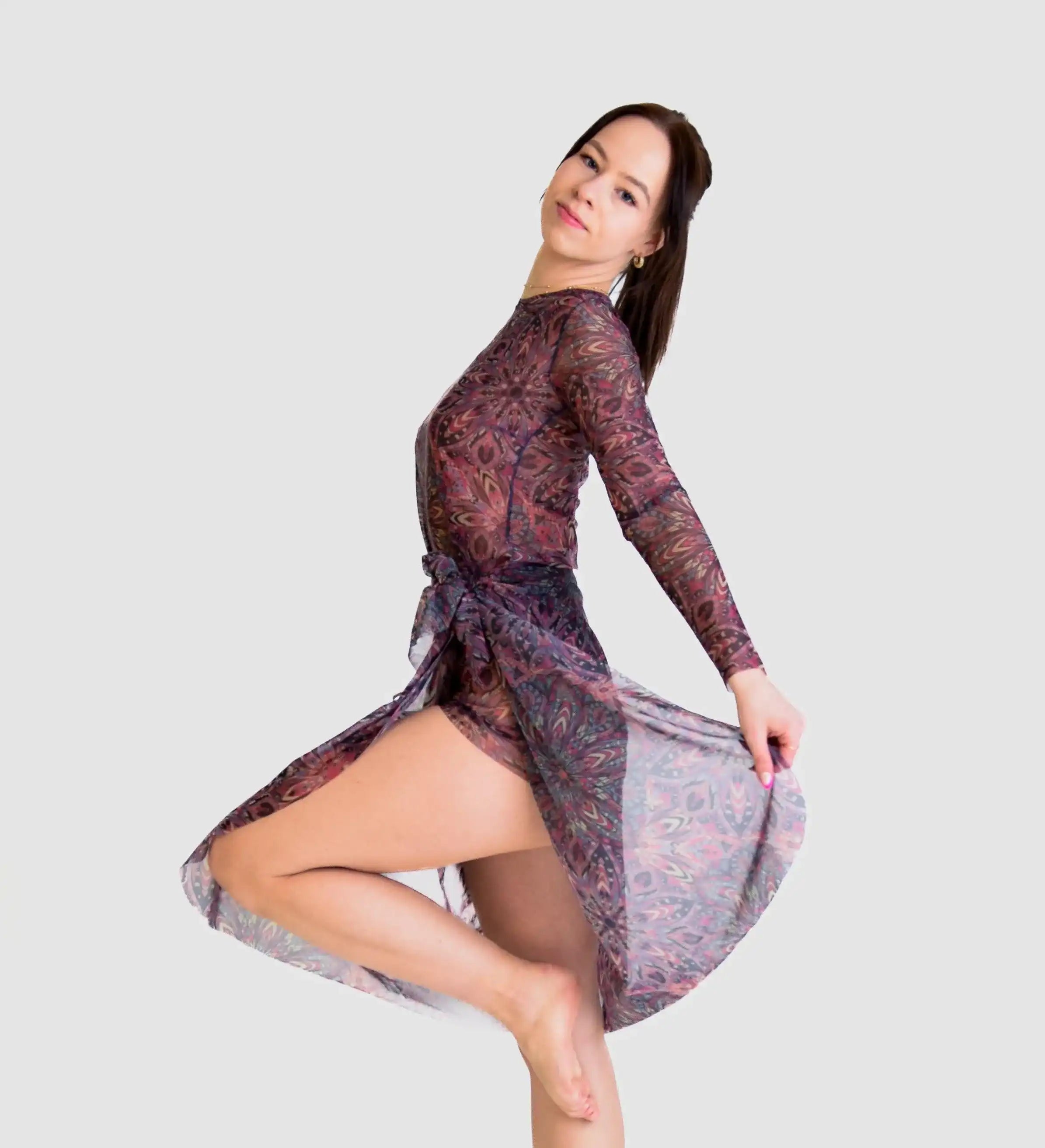 Smarttan läbipäevituv sarong Terrakota Mandala - Smarttan