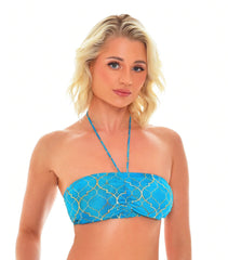 Emerald läpiruskettava bikiniyläosa olkaimilla tai ilman